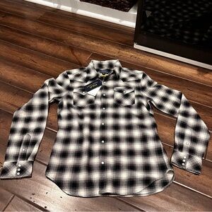 Polo Ralph Lauren Black and White Checkered Shirt